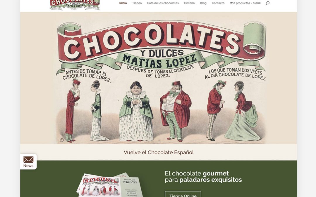 Diseño Web: Chocolates Matías López