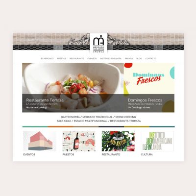 Diseño Web: Mercado de San Antón