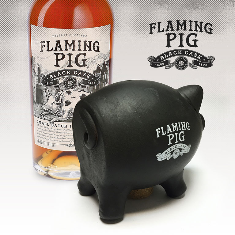 produccion mascota flaming pig