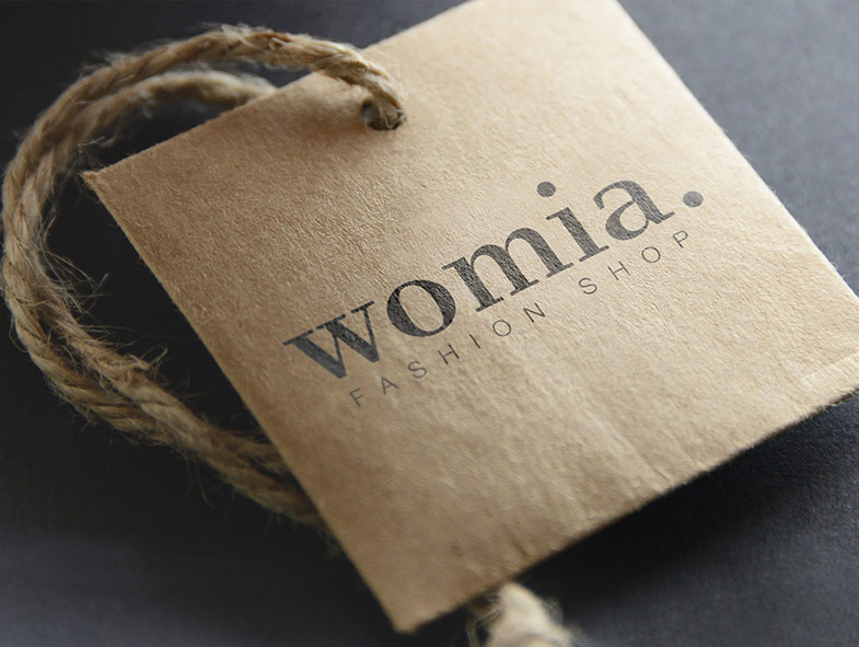 desarrollo de la imagen corporativa de Womia